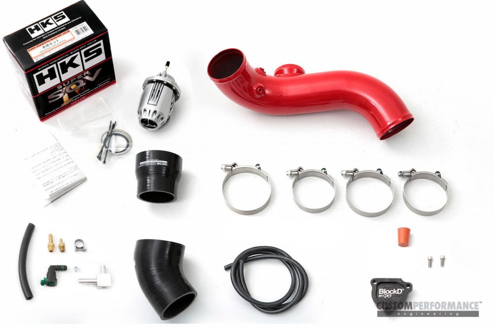 CP - E Exhale™ Ford Mustang EcoBoost BOV Attachment Kit (HKS or TiAL) - JDMuscleCharge PipesFDBH00002BSatin BlackHKS SSQV