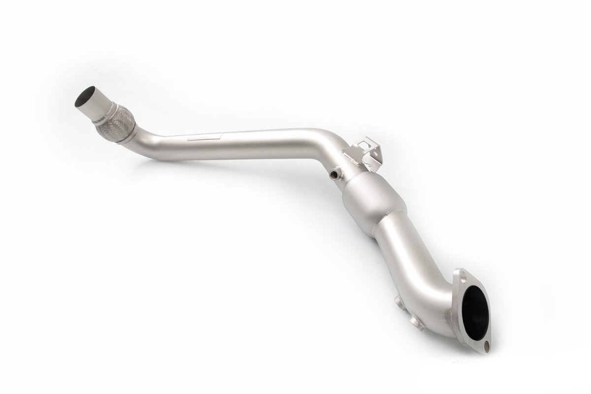 CP - E QKspl™ Ford Mustang EcoBoost Catted Downpipe - JDMuscleDownpipeFDDP00006THigh Flow