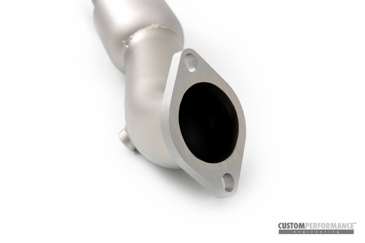 CP - E QKspl™ Ford Mustang EcoBoost Catted Downpipe - JDMuscleDownpipeFDDP00006THigh Flow