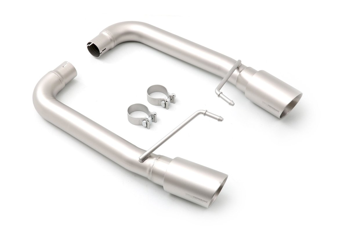 CP - E xSilencer™ Ford Mustang EcoBoost Muffler Delete Axle Back Exhaust System - JDMuscleExhaustFDXS00001T