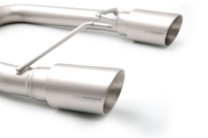 CP - E xSilencer™ Ford Mustang EcoBoost Muffler Delete Axle Back Exhaust System - JDMuscleExhaustFDXS00001T