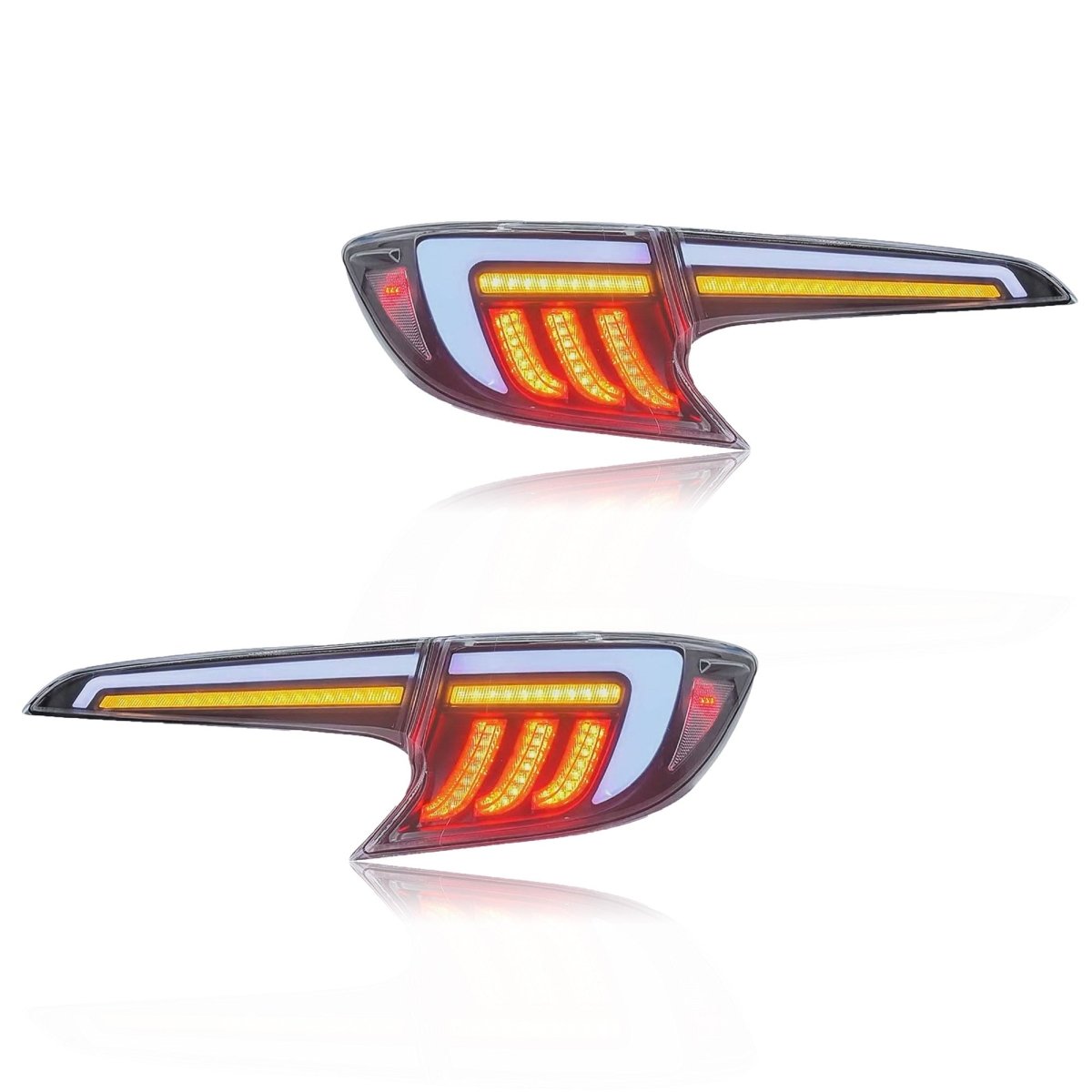 CraftC Performance [23+ GR Corolla, 19+ Corolla Hatch] Sequential Taillights - Clear/Smoked - JDMuscleTail LightsClear