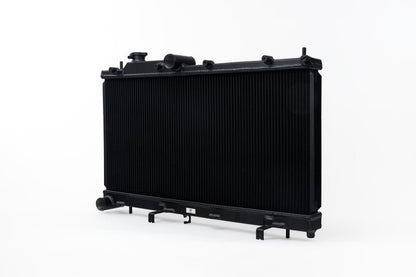 CSF [08 - 21 WRX/STI] 2 - Row 42mm Race - Spec All Aluminum Radiator - Black | 7095B - JDMuscleRadiatorscsf7095B