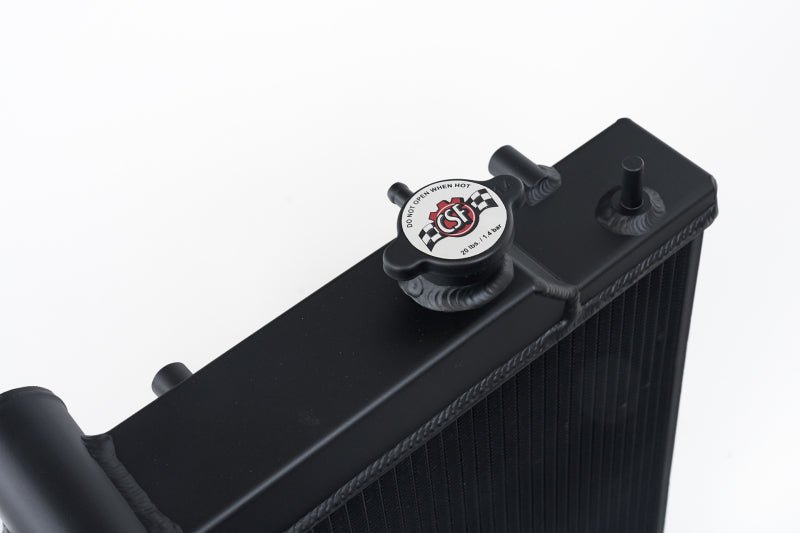 CSF [08 - 21 WRX/STI] 2 - Row 42mm Race - Spec All Aluminum Radiator - Black | 7095B - JDMuscleRadiatorscsf7095B