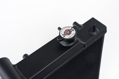 CSF [08 - 21 WRX/STI] 2 - Row 42mm Race - Spec All Aluminum Radiator - Black | 7095B - JDMuscleRadiatorscsf7095B