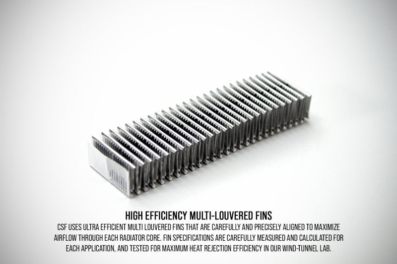 CSF [92-95 Civic] K-Swap V3 Radiator - Black Finish - JDMuscleRadiatorscsf2850KB