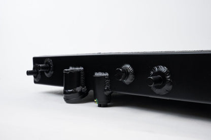 CSF [92-95 Civic] K-Swap V3 Radiator - Black Finish - JDMuscleRadiatorscsf2850KB