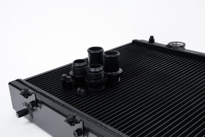CSF [92-95 Civic] K-Swap V3 Radiator - Black Finish - JDMuscleRadiatorscsf2850KB