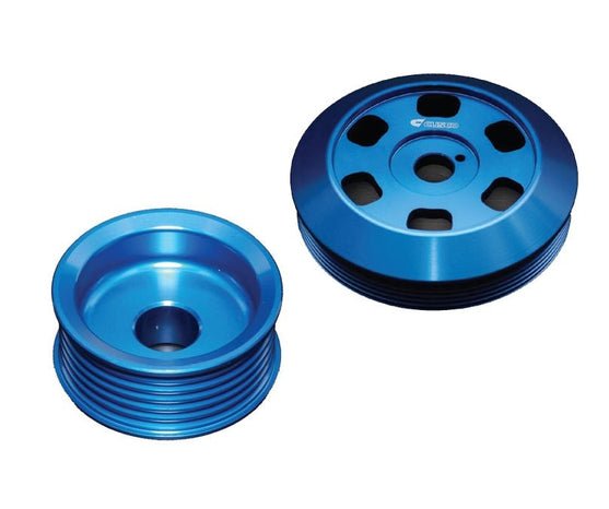 Cusco [02 - 14 WRX, 04 - 21 STI, 05 - 09 LGT] Aluminum Pulley Set | 6A1 - 733 - A - JDMusclePulleyscus6A1-733-A