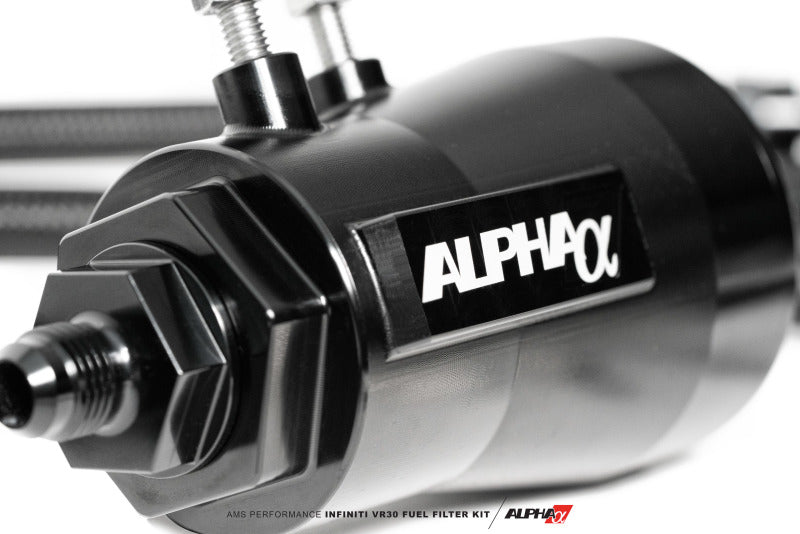 AMS Performance [16-19 Q50 / 17-19 Q60] Red Alpha Fuel Filter Kit - For AMS Flex Fuel Kit