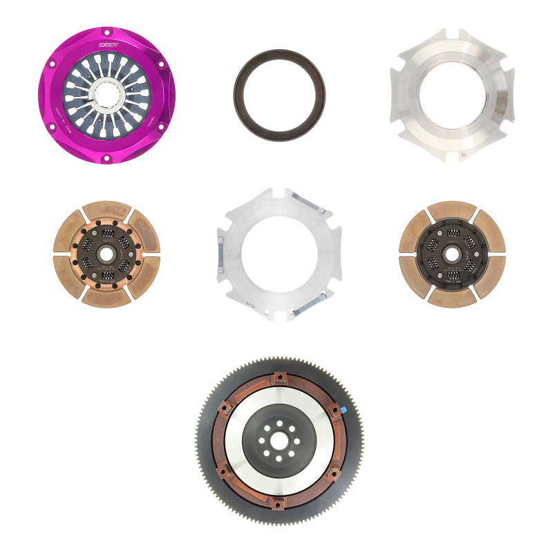 Exedy [04-14 Impreza] Hyper Twin Cerametallic Clutch Kit - Sprung Disc, Pull Type