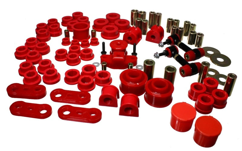 Energy Suspension [08-14 Impreza] Hyper-Flex Master Bushing Set - Red, Part Number 19.18102R