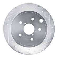DFC [22-25 WRX] Rear Right Drilled and Slotted Brake Rotor - Silver