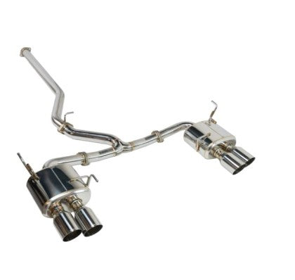Remark [08-14 WRX/STI GR Hatch] Cat-Back Exhaust w/ SS Quad Tips (Non-Resonated)