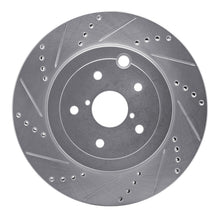DFC [18-25 WRX] Rear Left Drilled and Slotted Brake Rotor - Silver