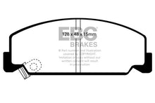 EBC [88-91 Civic] [95-97 Civic del Sol] Redstuff Front Brake Pads - Ceramic Low Dust