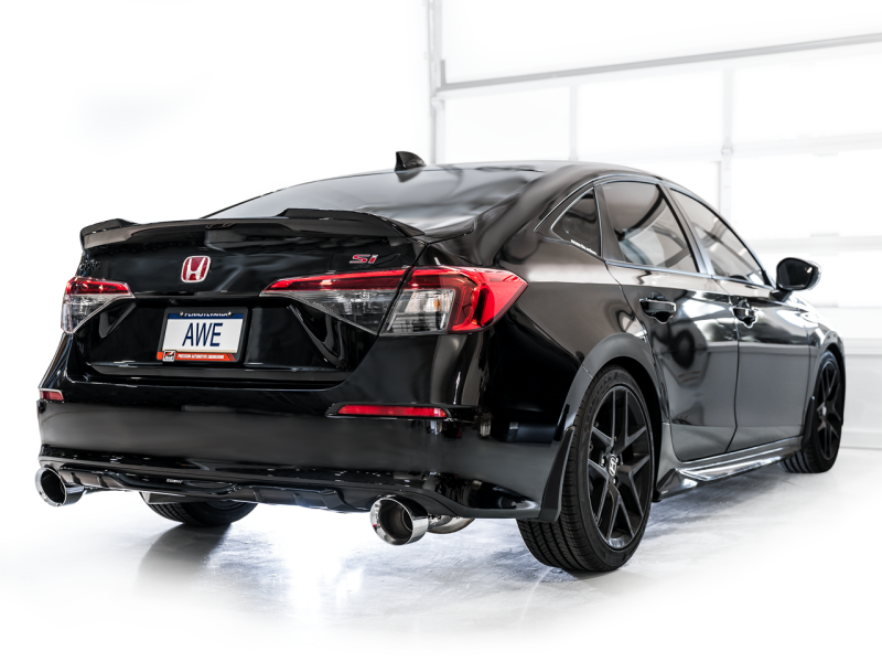AWE Tuning [22-26 Civic Si/Integra] Touring Edition Catback Exhaust - Dual Chrome Silver Tips - Part AWE3015-32331