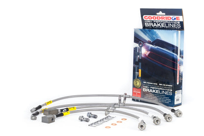 Goodridge [17-18 Civic Type R (FK8)] G-Stop Stainless Steel Brake Line Kit - Silver