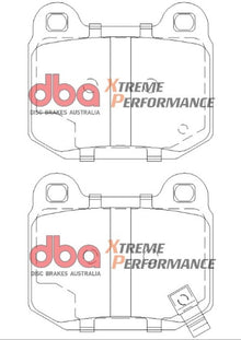 DBA XP650 Rear Brake Pads [03-06 Lancer Evolution] [04-09 Impreza STI] [03-07 350Z Track Edition] [03-07 G35] - High-Friction Compound