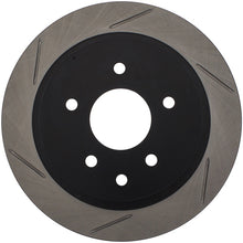 StopTech [03-05 350Z] [03-05 G35] SportStop Slotted Rear Right Rotor - Black E-Coated