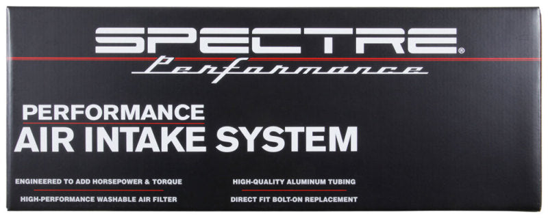 Spectre [06-09 Civic] Air Intake Kit for 1.8L 4-Cylinder - Polished Aluminum, Black Heat Shield - SPE9076