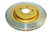 DBA 01 - 07 Subaru Impreza WRX STI 4000 XS Cross Drilled & Slotted Rear Rotor w/Gold Hat - JDMuscleSPKdba4656XS-10