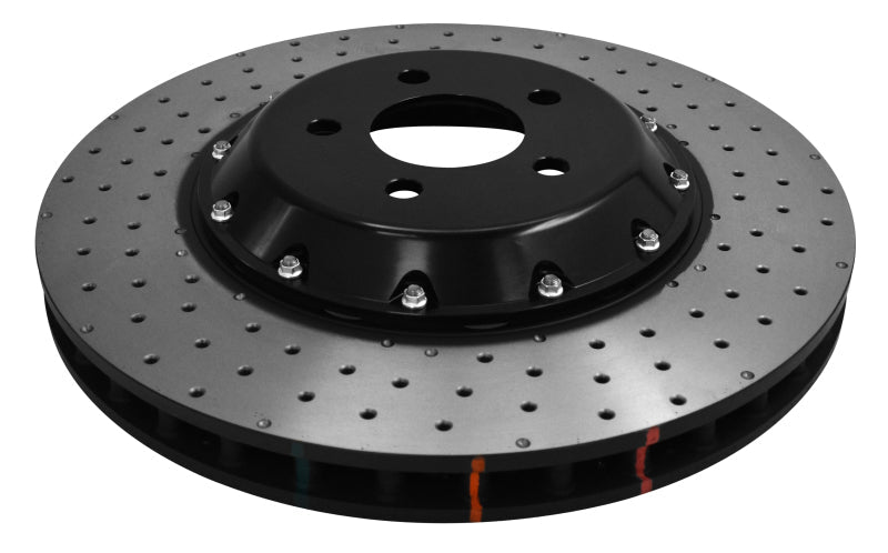DBA 15 - 20 Ford Mustang GT Perf Package | 380mm Front Rotor Front 5000 Series Drilled Rotor w/Blk Hat - JDMuscleShop the look 2dba52166BLKXD