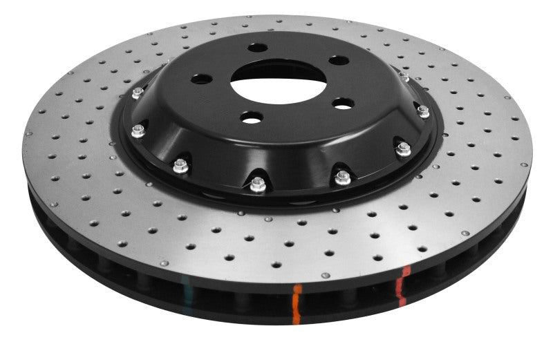 DBA 15 - 20 Ford Mustang GT Perf Package | 380mm Front Rotor Front 5000 Series Drilled Rotor w/Blk Hat - JDMuscleShop the look 2dba52166BLKXD