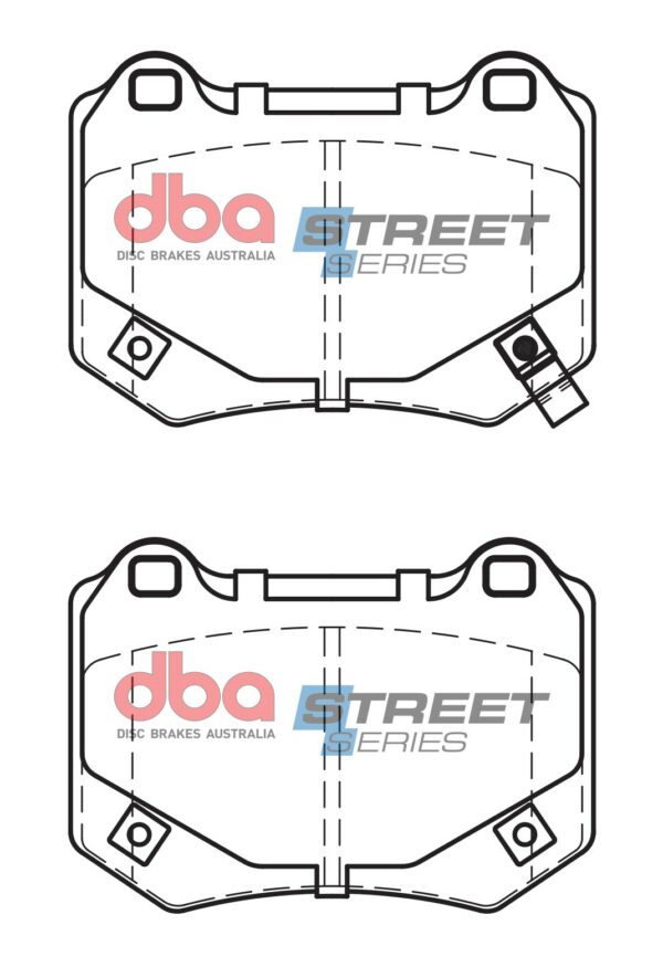 DBA 18 - 21 STI Rear Street Series Brake Pads | DB15007SS - JDMuscleBrake PadsdbaDB15007SS