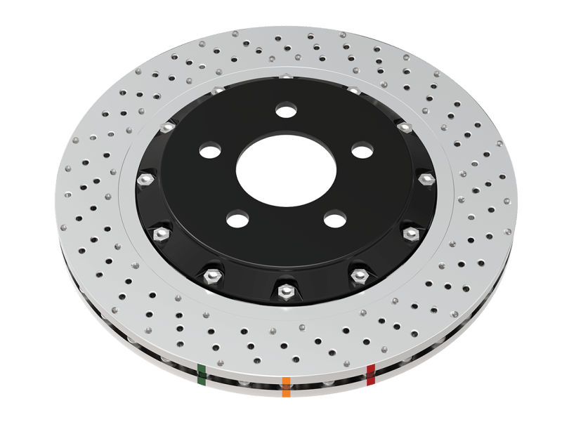 DBA 2020+ Chevrolet Corvette C8 Z51 Rear Cross Drilled 5000 Series Rotor | dbaDBA53929BLKXD - JDMuscleSPK556329