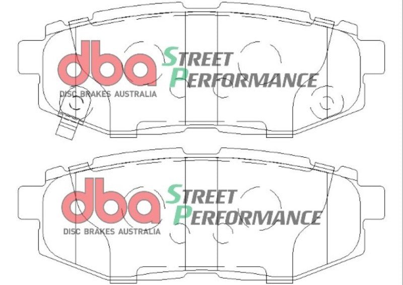 DBA [22 - 25 WRX MT / 13 - 25 BRZ/FRS/86] SP500 Rear Brake Pads | DB1789SP - JDMuscleBrake PadsdbaDB1789SP