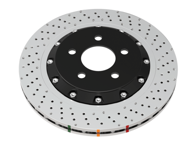 DBA [23+ GR Corolla] 5000 Series Drilled Brake Rotor (Front) | DBA53922BLKXD - JDMuscleBrake RotorsdbaDBA53922BLKXD