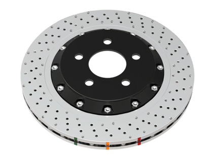 DBA [23+ GR Corolla] 5000 Series Drilled Brake Rotor (Front) | DBA53922BLKXD - JDMuscleBrake RotorsdbaDBA53922BLKXD