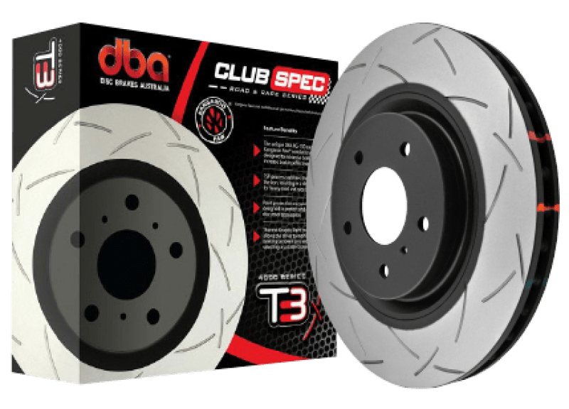 DBA 4000 Series T3 Front Slotted Rotor for Chevrolet Corvette C8 (Part Number DBA43928S) | dbaDBA43928S - JDMuscleSPK507830