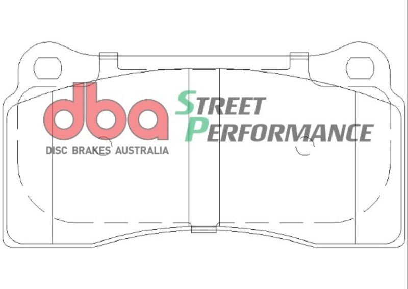 DBA Street Performance Brake Pads for 2000 - 2006 Jaguar XJ8, XJR, XKR Models - Part Number DBA DB1935SP | dbaDB1935SP - JDMuscleSPK107697