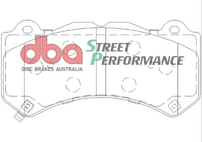 DBA Street Performance Brake Pads for Nissan GT - R R35 Front – Part Number DBA - 07 - 22 | dbaDB2375SP - JDMuscleSPK500358