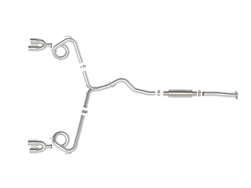 aFe Takeda Cat-Back Exhaust for [15-21 WRX/STI] - Polished Stainless Steel Tips