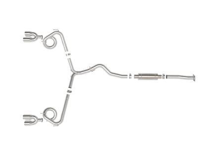 aFe Takeda Cat-Back Exhaust for [15-21 WRX/STI] - Polished Stainless Steel Tips