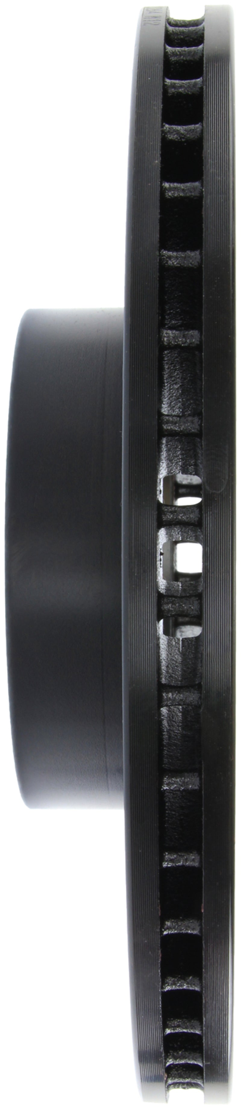 StopTech [02-07 WRX] Slotted and Drilled Left Front Rotor - Black E-Coated
