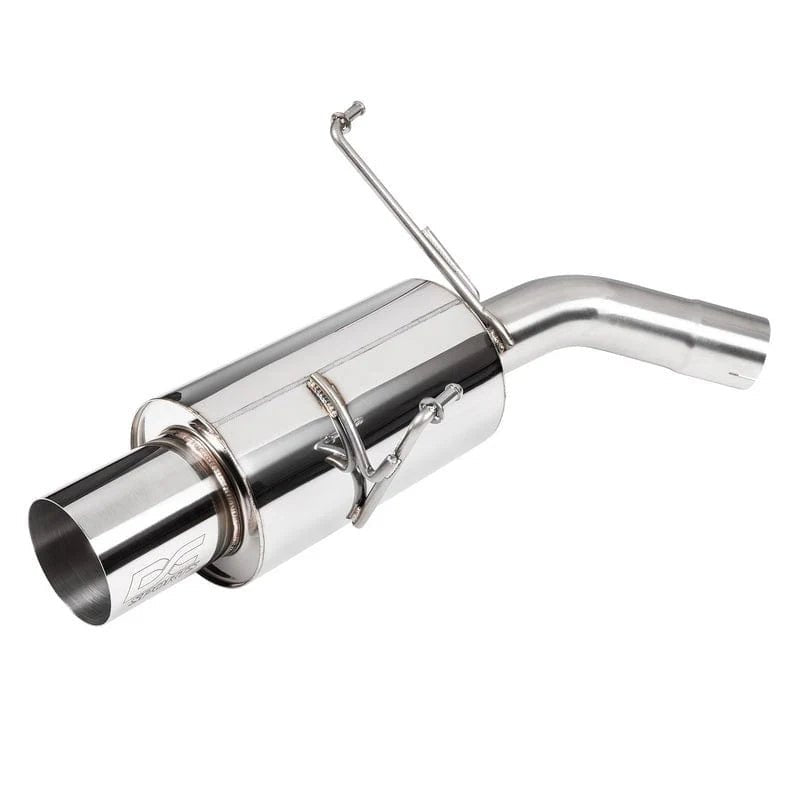 DC Sports [15 - 21 WRX/STI] Catback Single Canister Exhaust Burnt - JDMuscleCat Back Exhaust SystemDC-SCS4305BTBurnt