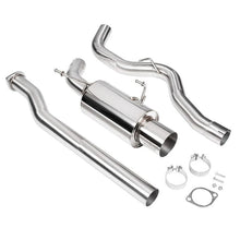 DC Sports [15 - 21 WRX/STI] Catback Single Canister Exhaust Burnt - JDMuscleCat Back Exhaust SystemDC-SCS4305Polished