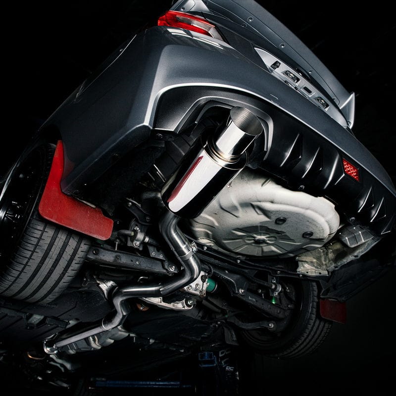 DC Sports [15 - 21 WRX/STI] Catback Single Canister Exhaust Burnt - JDMuscleCat Back Exhaust SystemDC-SCS4305Polished