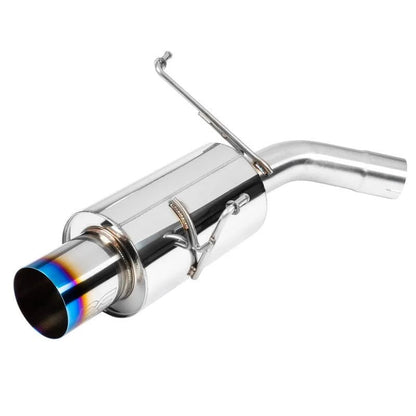 DC Sports [15 - 21 WRX/STI] Catback Single Canister Exhaust Burnt - JDMuscleCat Back Exhaust SystemDC-SCS4305BTBurnt