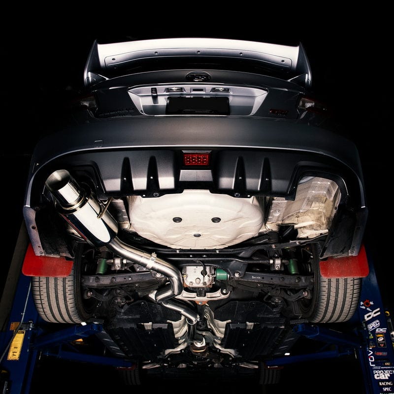 DC Sports [15 - 21 WRX/STI] Catback Single Canister Exhaust Burnt - JDMuscleCat Back Exhaust SystemDC-SCS4305Polished