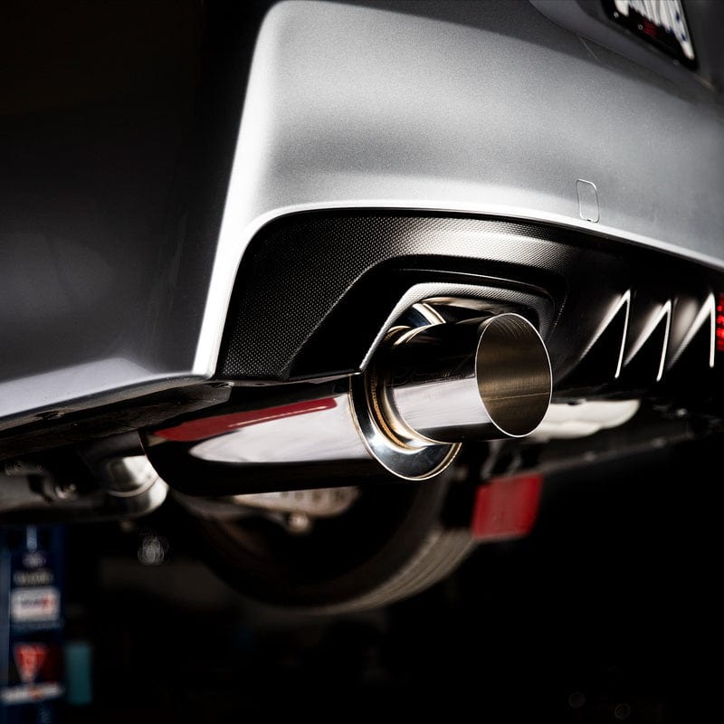 DC Sports [15 - 21 WRX/STI] Catback Single Canister Exhaust Burnt - JDMuscleCat Back Exhaust SystemDC-SCS4305Polished
