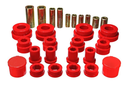 Energy Suspension [03-09 350Z / 03-07 G35] Front Control Arm Bushing Set - Red Polyurethane, 7.3121R