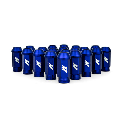 Mishimoto Aluminum Locking Lug Nuts M12x1.25 20pc Set Blue | MMLG-125-20LBL