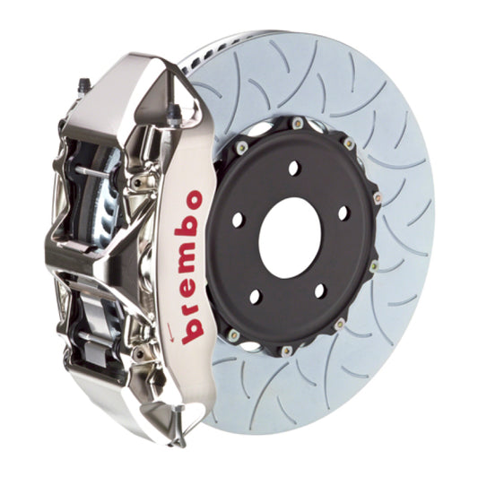 Brembo 22+ WRX Front GTR BBK 6 Piston Billet350x34 2pc Rotor Slotted Type-3- Nickel Plated | 1N3.8023AR