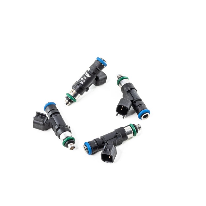 DeatschWerks [02-15 Civic Si] [02-08 RSX/TSX] [03-05 Neon SRT-4] [08-09 Caliber SRT-4] [06-09 S2000] 650cc Fuel Injectors, Set of 4 - Black - JDMuscleFuel Injectors and Accessoriesdwk17U-08-0650-4