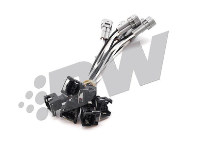 DeatschWerks [03-15 350Z/370Z] [09-15 GTR] Bosch EV14 1200cc Fuel Injectors, Set of 6 - Black - JDMuscleFuel Injectors and Accessoriesdwk16MX-06-1200-6